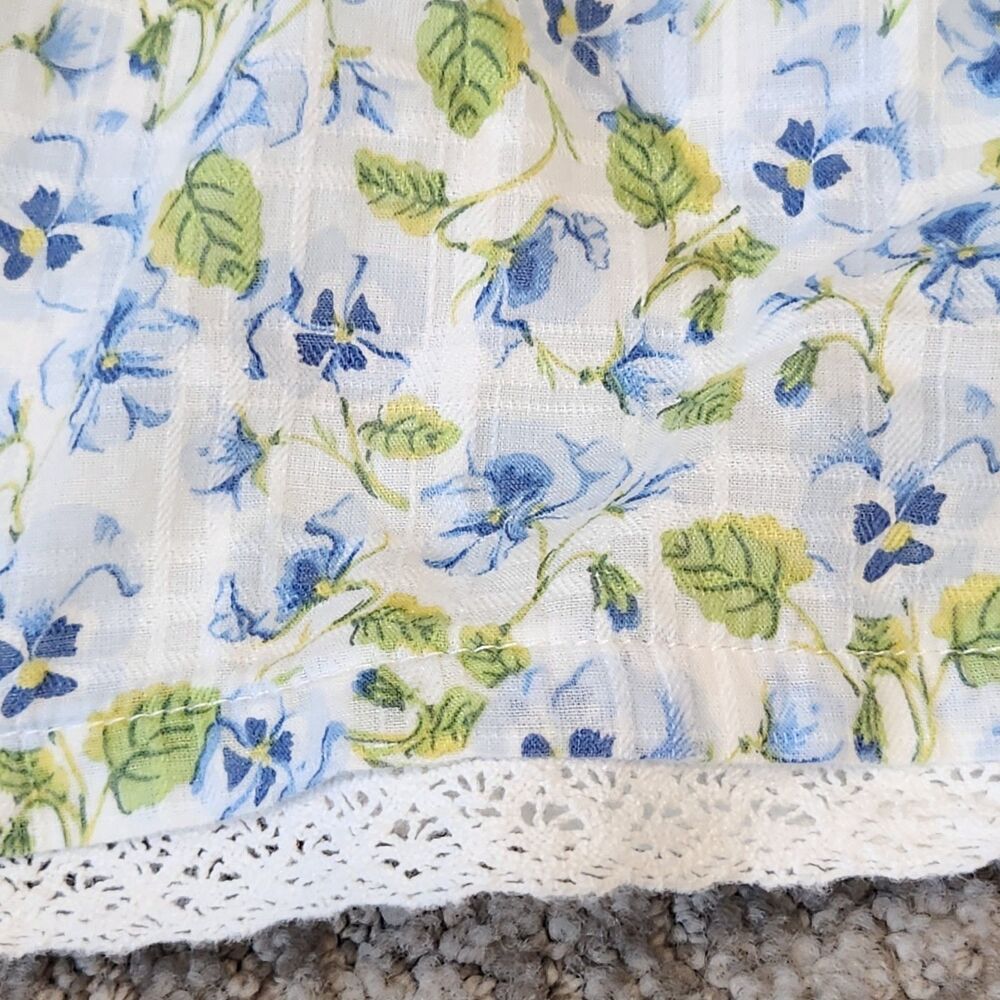 Joie girl's tiered vibrant floral dress blue green size 6 - Picture 3 of 10